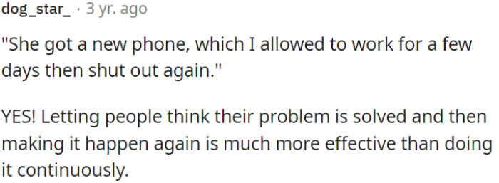 Doing this intermittently is more impactful than constant disruption.