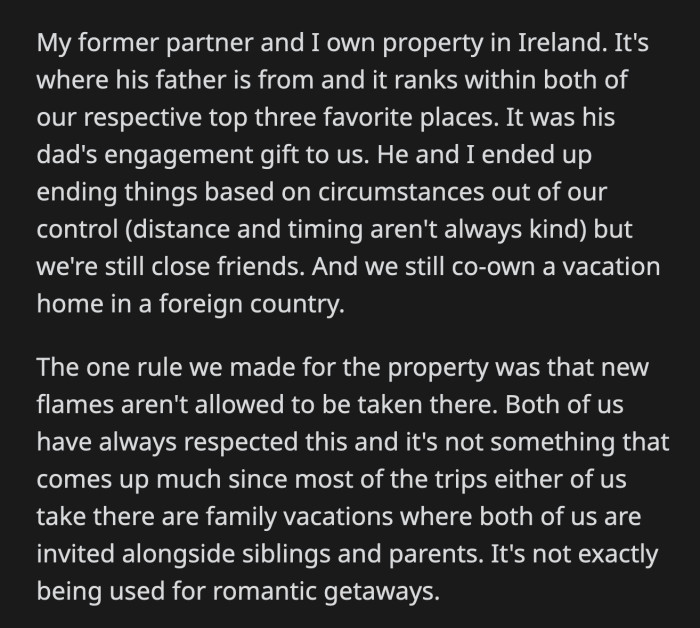 OP suggested for her to stay at a nearby hotel if she really wants to be a part of the trip