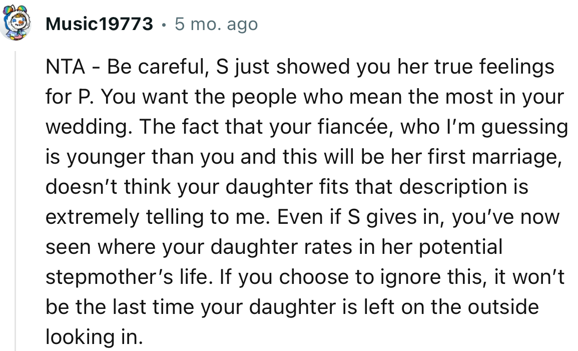“If You Choose to Ignore This, It Won’t Be the Last Time Your Daughter Is Left on the Outside Looking In.”