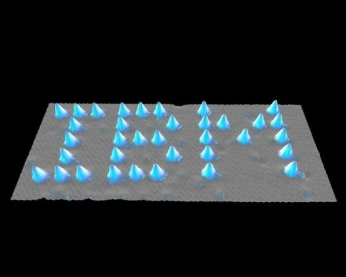"Ibm" Written In 35 Xenon Atoms, The Dawn Of The Age Of Nanotechnology"