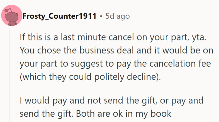 Sometimes doing the “right thing” isn’t fun, it’s just the polite math of friendship.