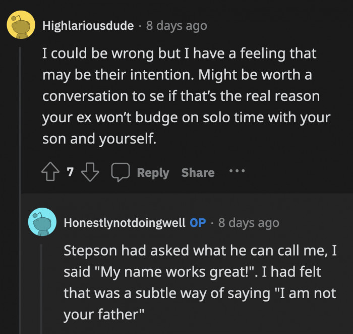 Things seem to be headed that way already, so OP has to act quickly.