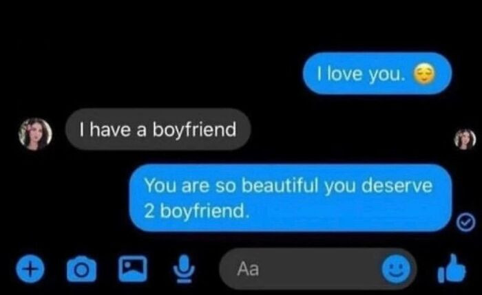 3. A solid argument, tbh.