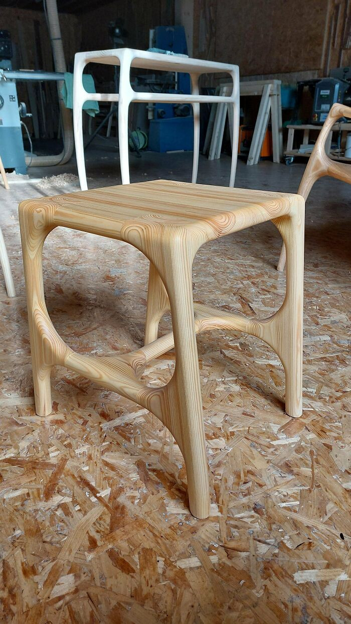 "Pine Stool Prototype"