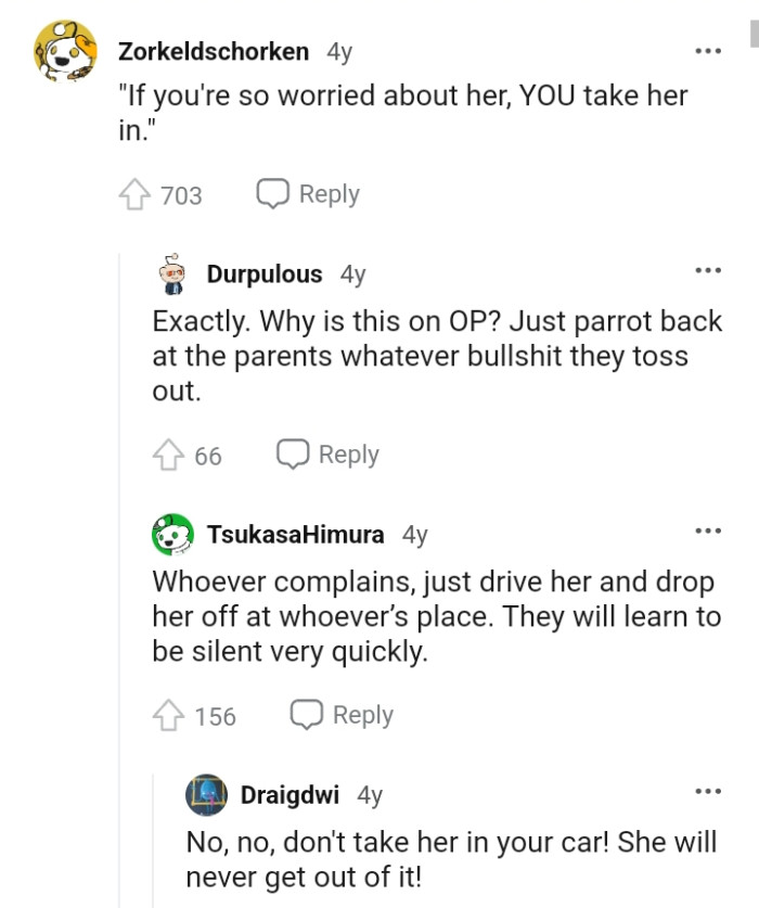 They will learn to be silent