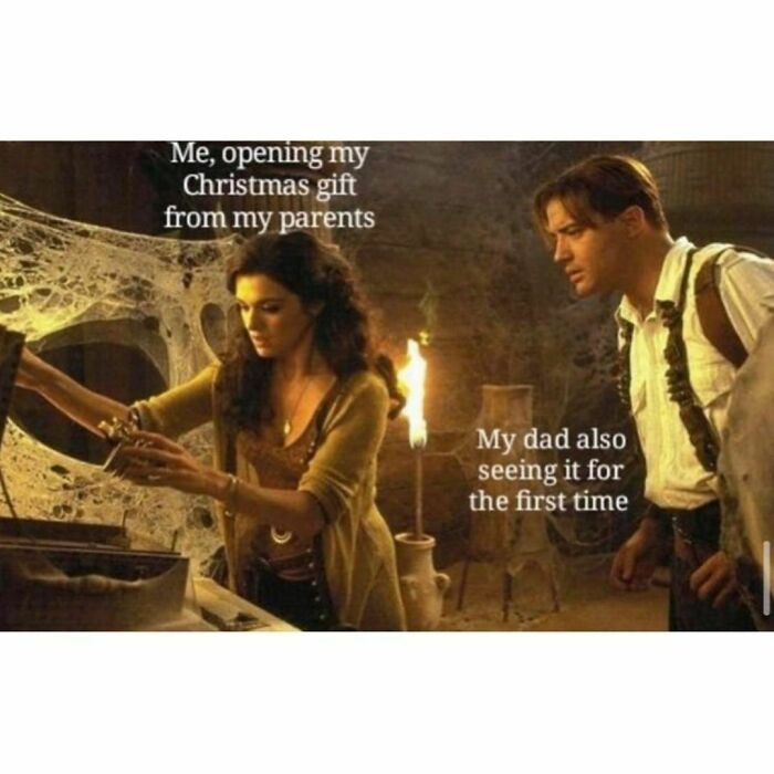 19. Mom usually handles presents...