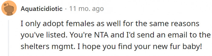 Her behavior is inappropriate