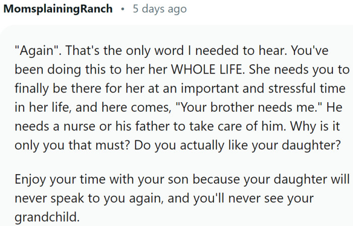 The only word we needed to hear to make a conclusion: