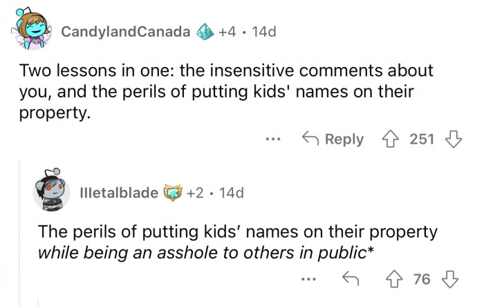 The mom learned many lessons that day.