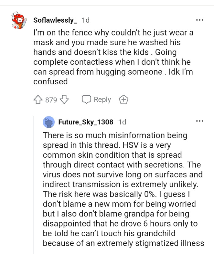 Here's a Redditor who is confused on the verdict to give