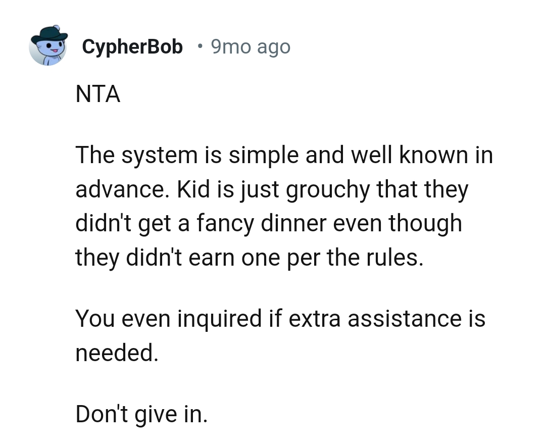 The kid is just grouchy