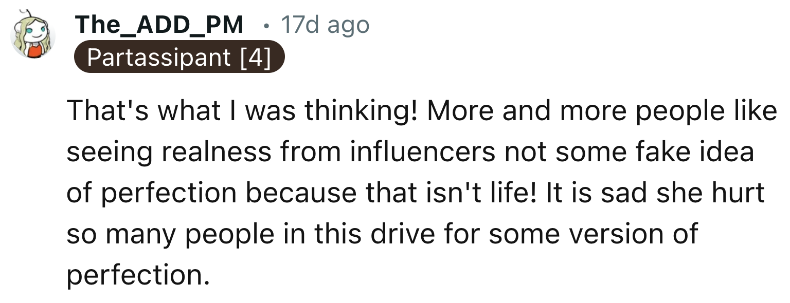 Influencers Have an Idea of Fake Perfection