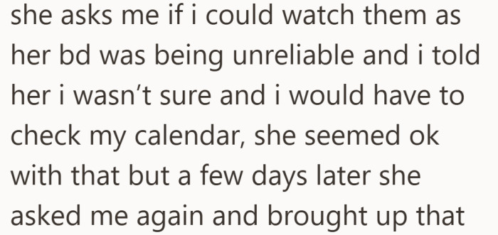 It was a simple request for time to think, not a rejection.