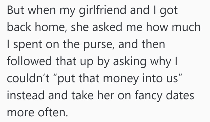 Back home, the gift turned into a comparison she couldn’t shake, sparking the first real tension of the night.