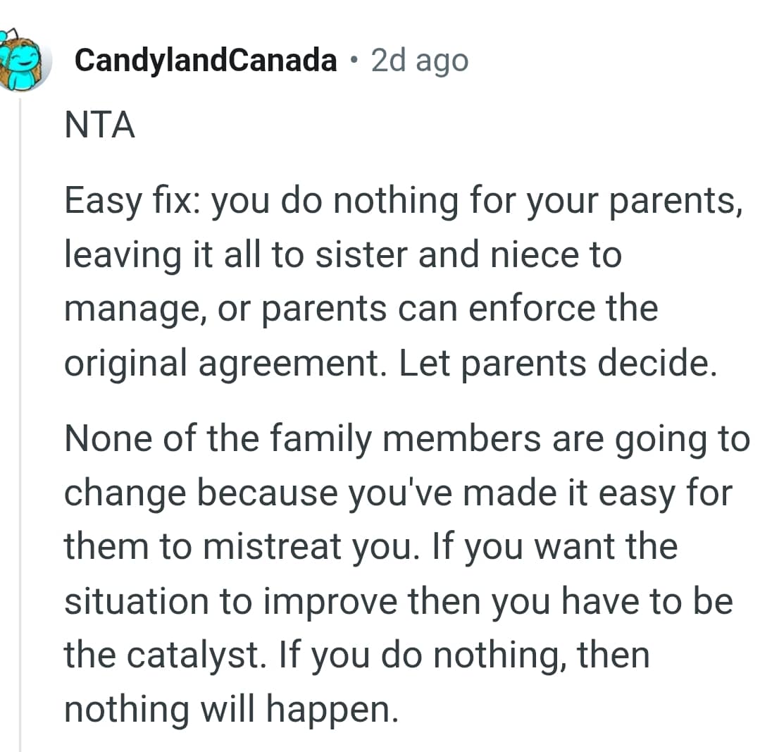 None of the Family Members Are Going to Change