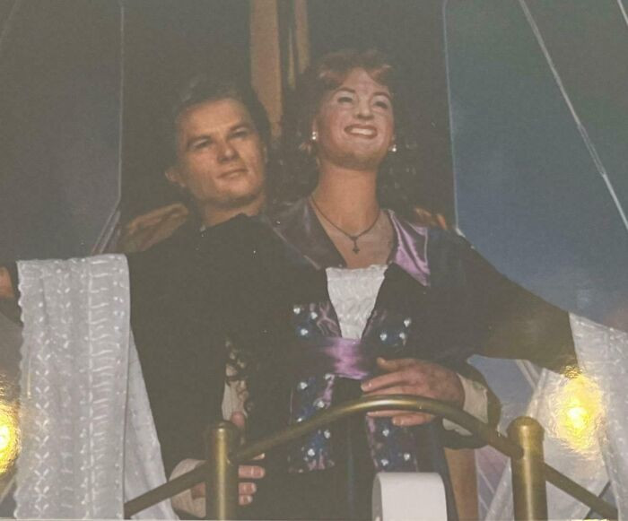 "Barely Recognizable Wax Rose And Jack"