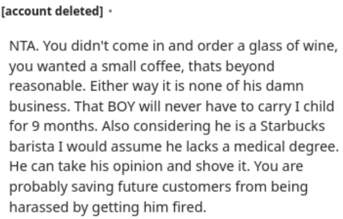 A pregnant woman experiences bias while at Starbucks, leading to widespread anger among internet users.