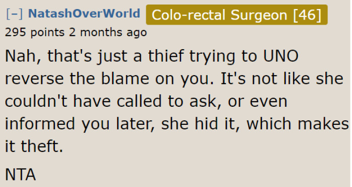 The OP needs to recognize that her mom is trying to reverse the blame.