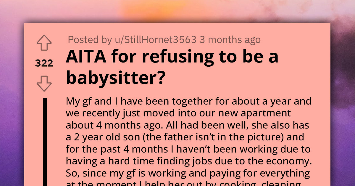 Jobless Man Gets Tired of Babysitting His Girlfriend's Son, Gets Roasted for Suggesting Putting Him in Daycare
