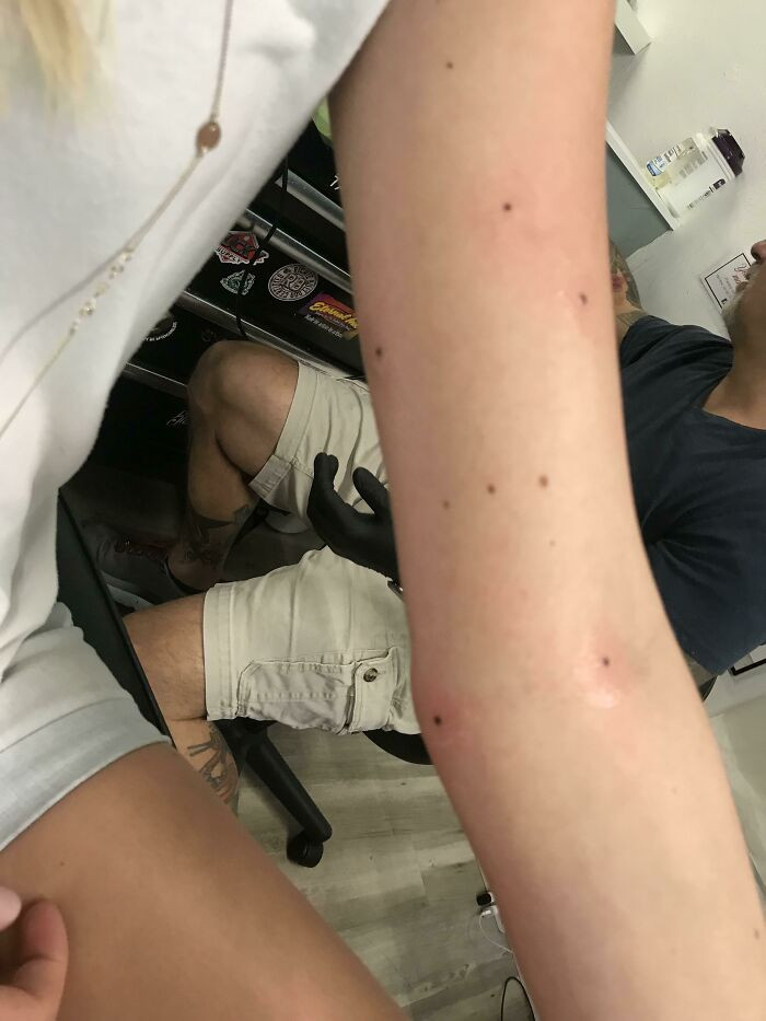 28. I Have Three Freckles That Looks Like Orion’s Belt, So I Tattooed The Rest Of The Constellation