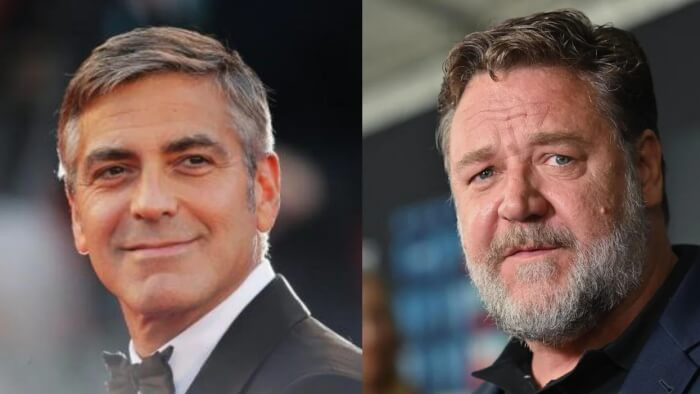 5. George Clooney and Russell Crowe