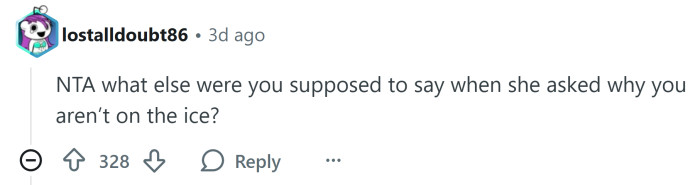 What were you meant to say?