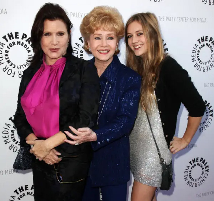 27. Billie Lourd, daughter of Carrie Fisher and granddaughter of Debbie Reynolds, back then:
