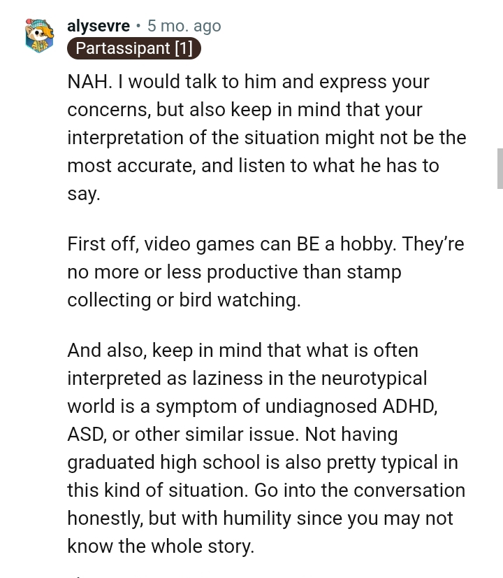 The OP should listen to what he has to say