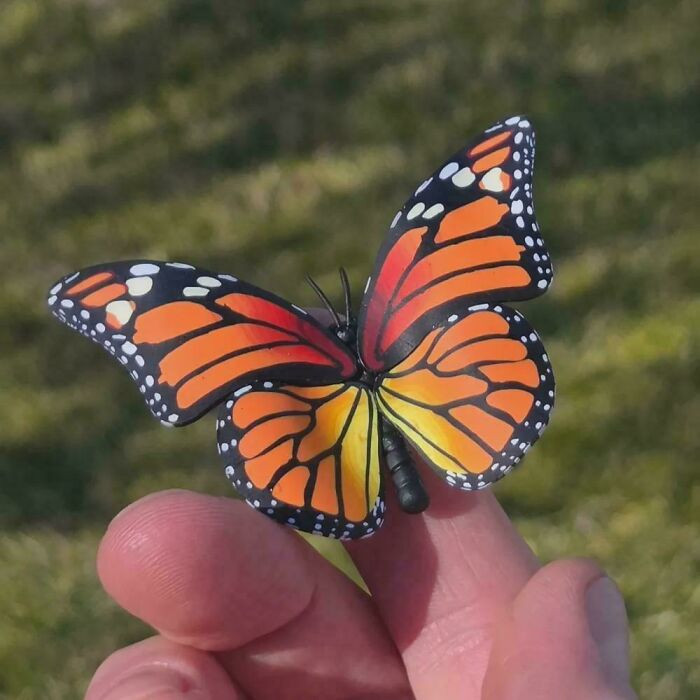 "My First Butterfly Wing Cane"