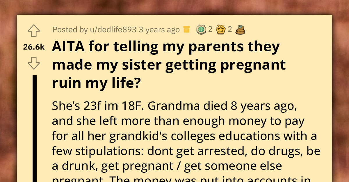 Teenager Gets Super Pissed At Her Parents After Finding Out That They Ruined Her Future Just To Cater To Her Sister's Pregnancy And Education