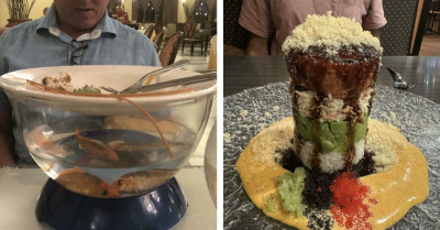 55 Strange Way to Serve a Meal