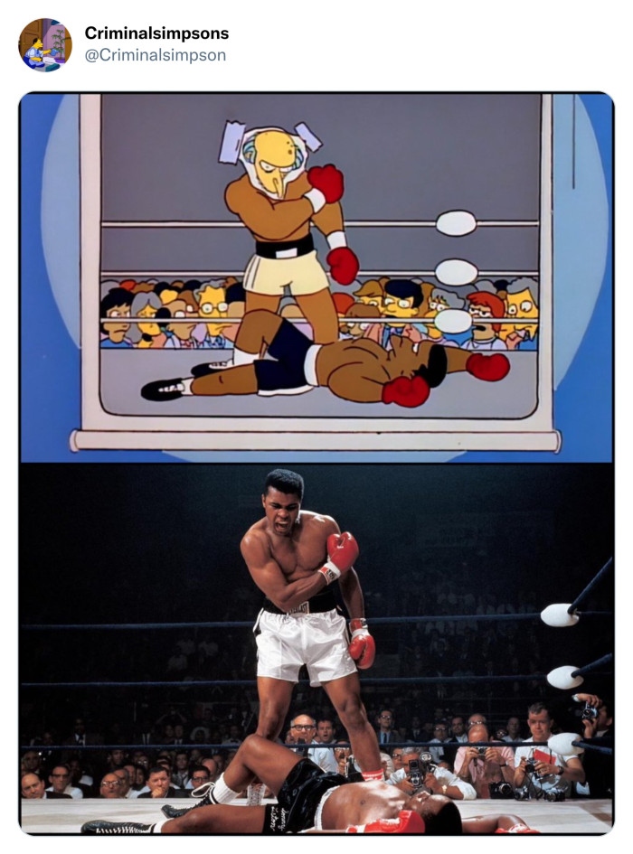 16. Muhammad Ali Knocking Out Sonny Liston