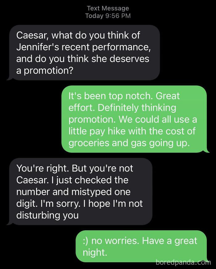 29. Tried To Get Everyone A Raise