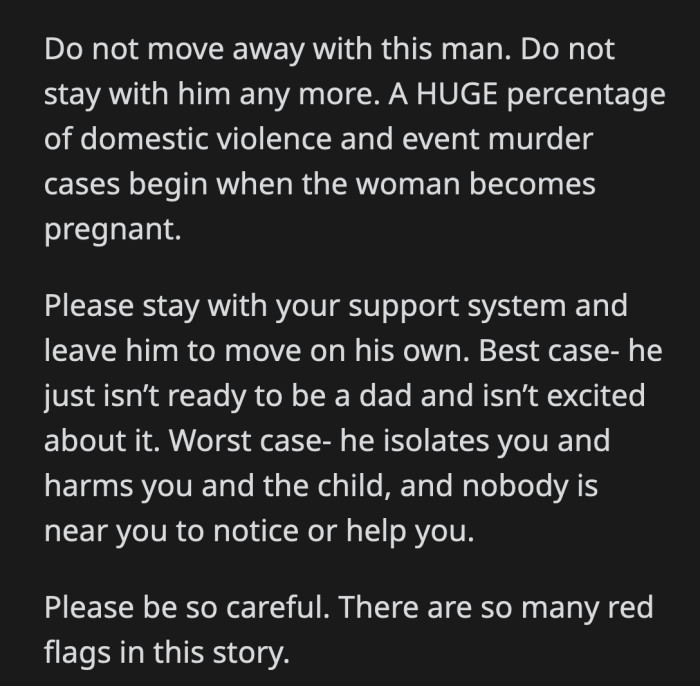 His demand to keep things private belie his true intentions of isolating OP from her friends and family