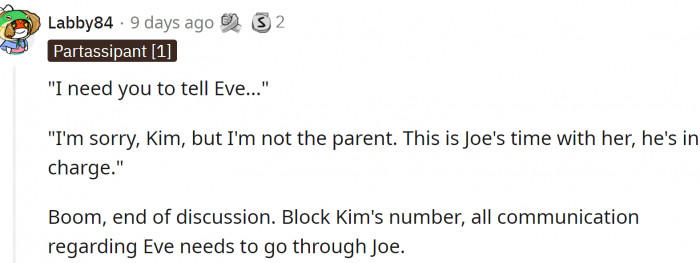 This is how it should be: