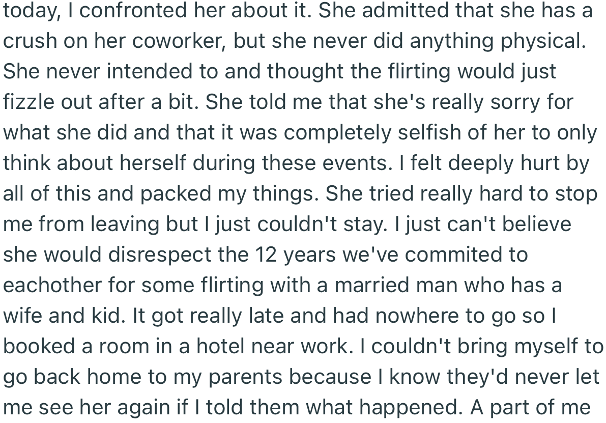 OP Confronted His Girlfriend About Her Texts with William, Only for Her to Admit That She Has a Crush on Him