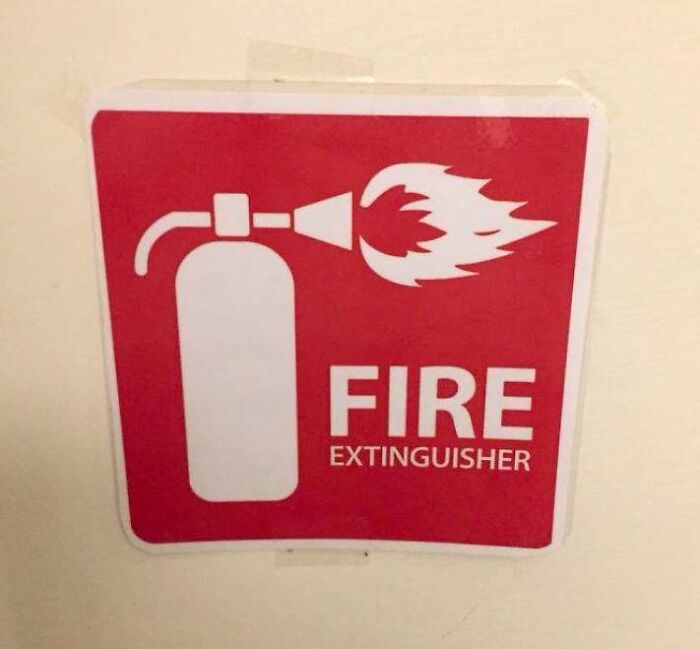 20. Are you sure it's an extinguisher?