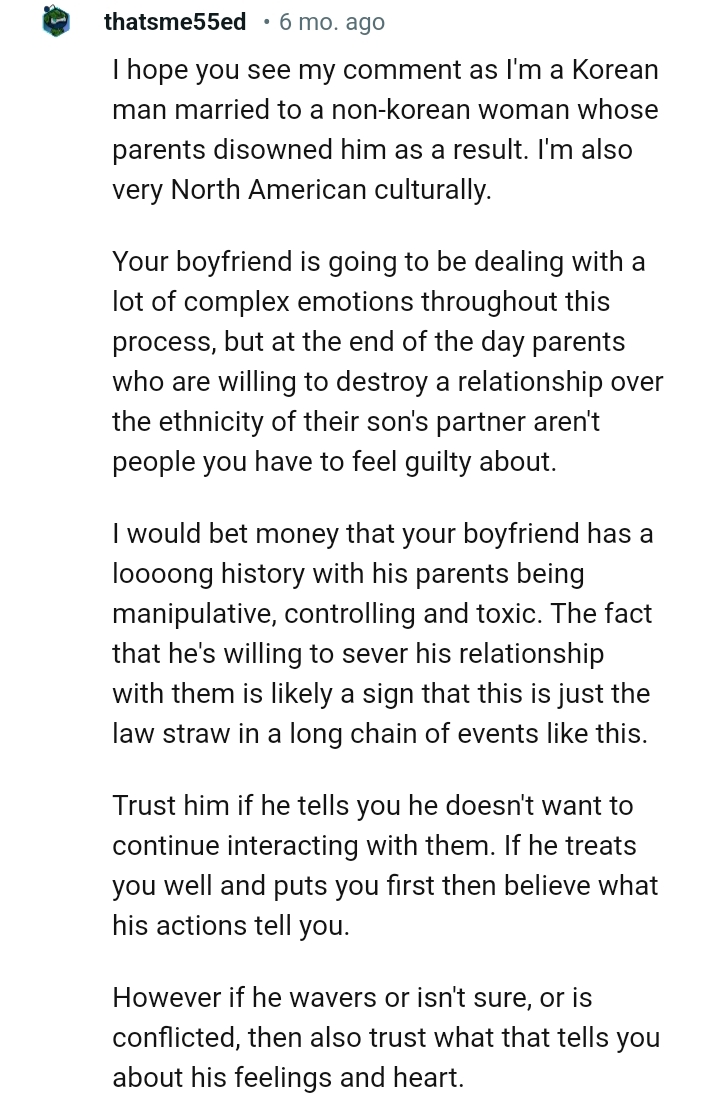 We've gathered some of the most upvoted comments from other Redditors for you to read through below