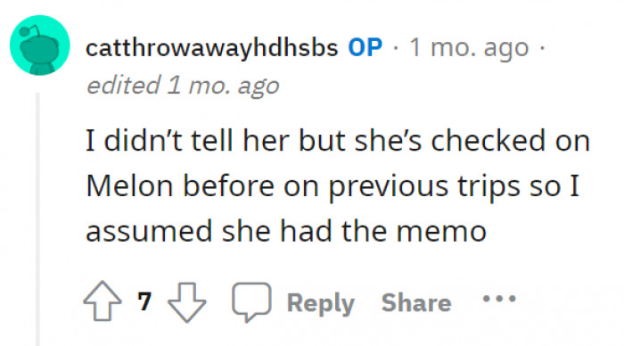 Maybe Jen just was not feeling it? Maybe?