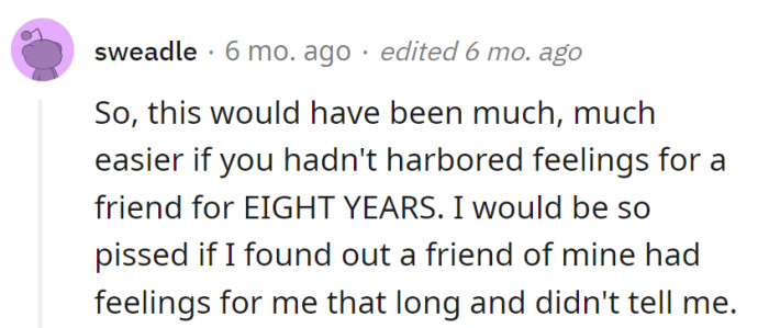 Eight years of undercover emotions? Next time, spill the feelings, not the secret plans!
