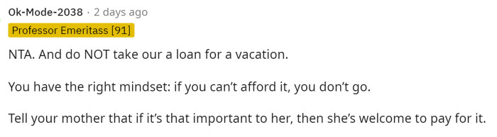 OP has the right mindset, and basically everyone told him that he should do as he pleases because he has the right perspective for a situation like this.