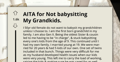 Woman Says She Has Earned the Right to Say No to Watching Grandchildren