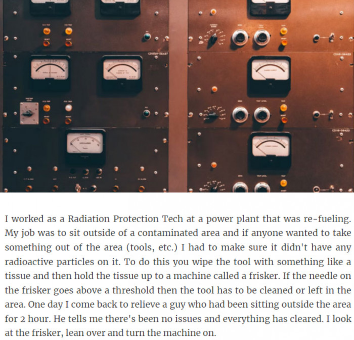 12. Working in radiation protection tech