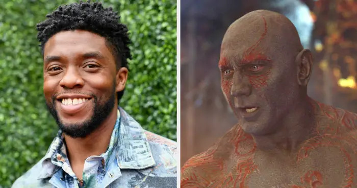 10. Chadwick Boseman initially tried for the role of Drax the Destroyer in Guardians of the Galaxy.