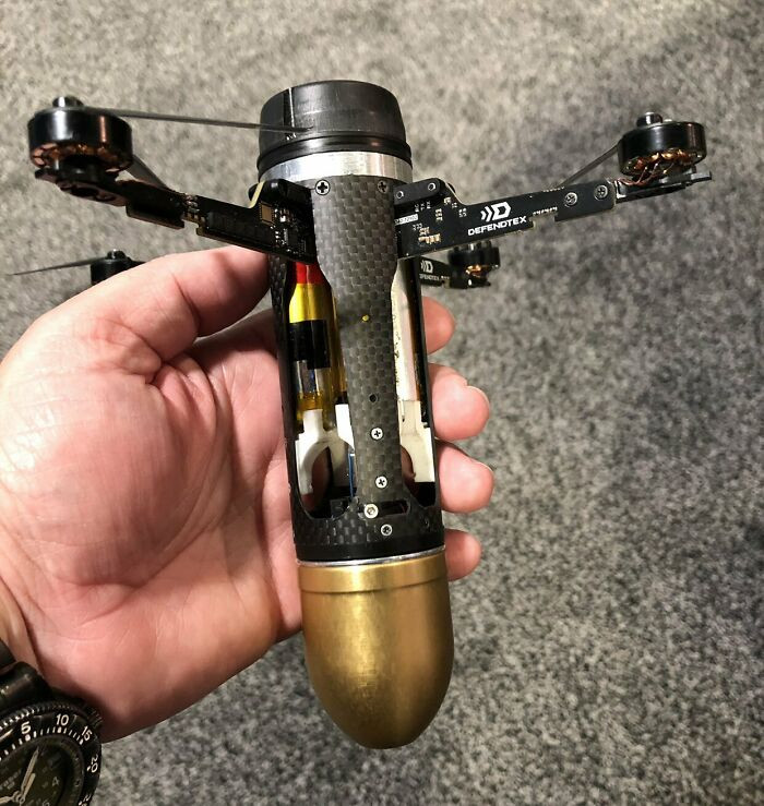"Defendtex Drone40 Autonomous, Swarming, Flying Grenade"