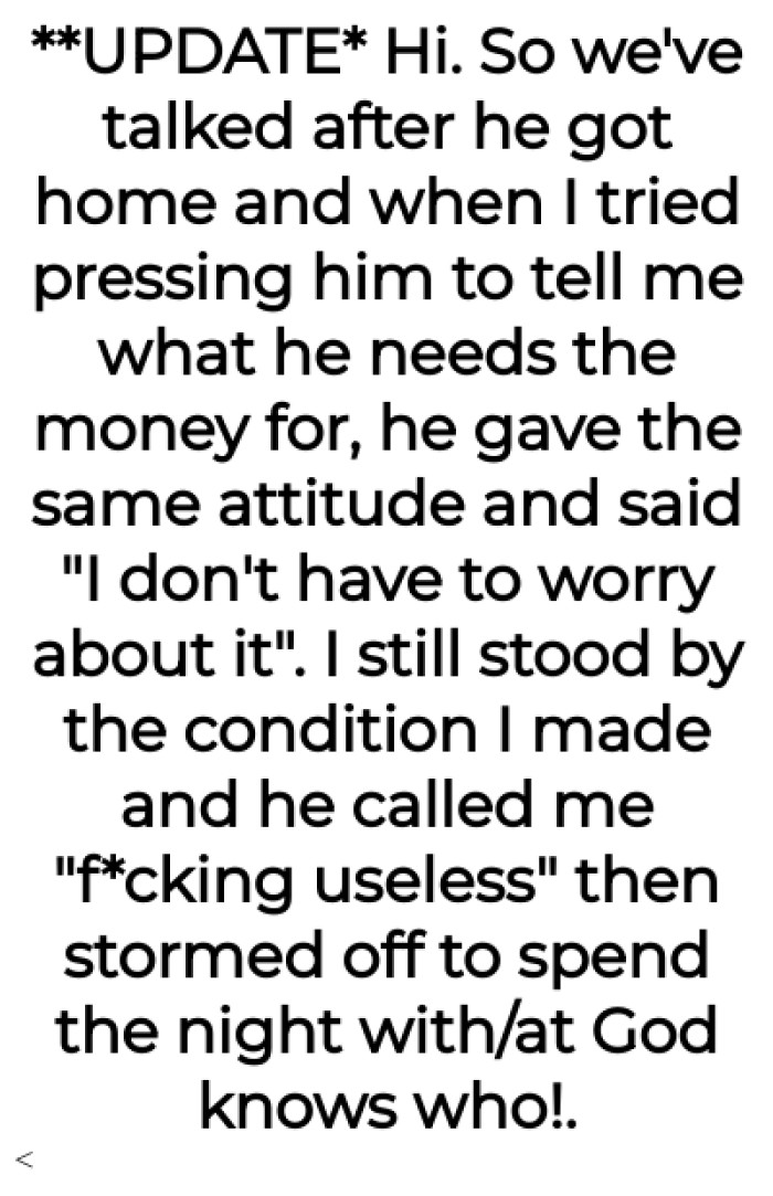 The OP Added an Update Later On, and Here It Is