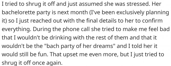 They definitely had other priorities