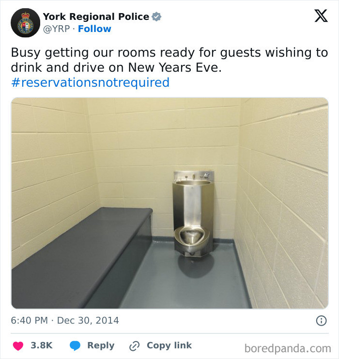 "The York Regional Police Department Is Pretty Humorous"