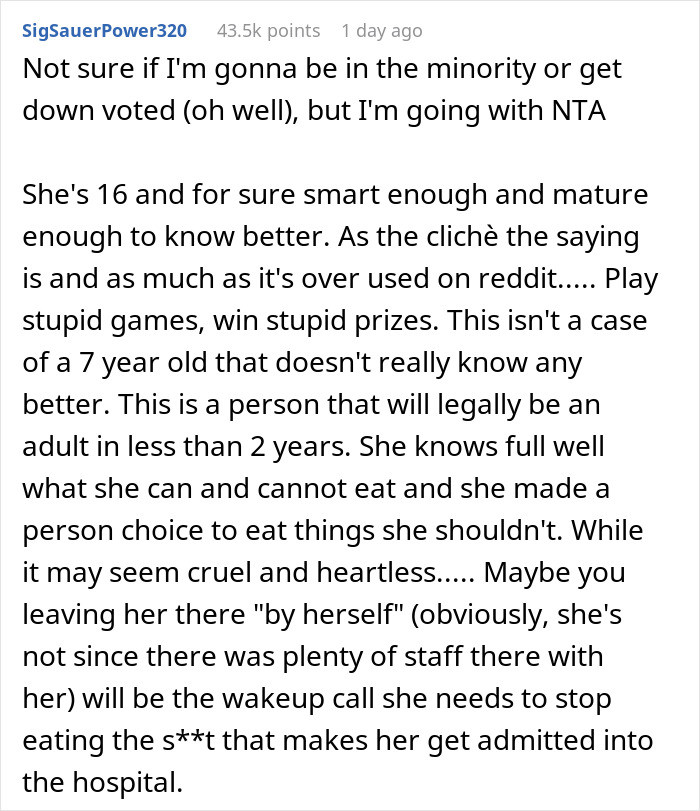 She should be smart enough