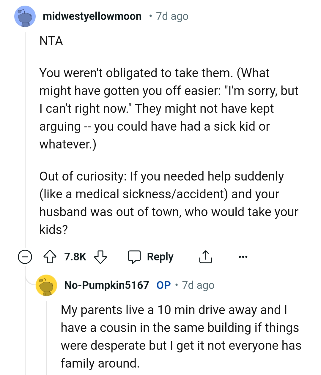 The Reddit Post Got Thousands of Comments, and Here Are a Bunch of Them